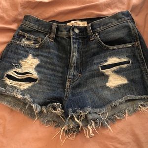 Hollister jean shorts